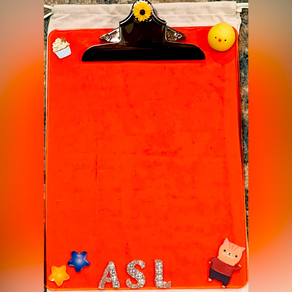 Sensory-multi-textured clipboard